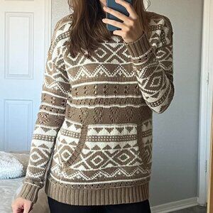 Forever 21 Knit Sweater Hoodie Size S